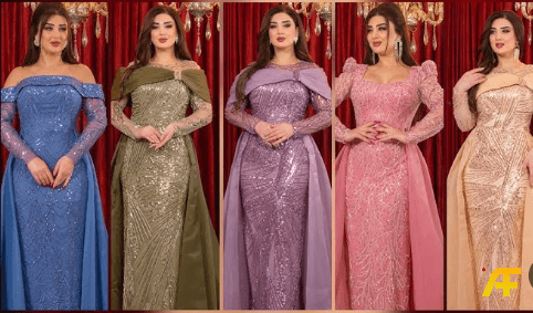 أجمل فساتين سهرة 2025 لحفلات الزفاف والخطوبة