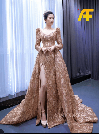 فساتين سهرة طويلة فخمة