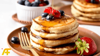 طريقة عمل البان كيك بدون بيض