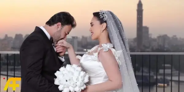 تفاصيل زواج مي فاروق من محمد العمروسي وحفل الزفاف الذي تصدر مواقع التواصل