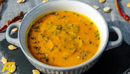 شوربة اليقطين بالكريمة