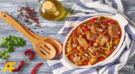 ما هي طريقة تحضير البامية المصرية بالصلصلة واللحم المفروم؟