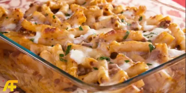وصفة المعكرونة بالبشاميل واللحم المفروم بطعم بيتي ولا أزكى