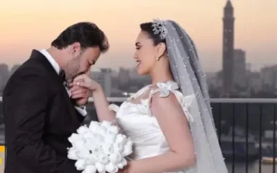 تفاصيل زواج مي فاروق من محمد العمروسي وحفل الزفاف الذي تصدر مواقع التواصل